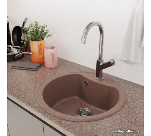 Кухонная мойка Mixline ML-GM09 551794 терракотовый