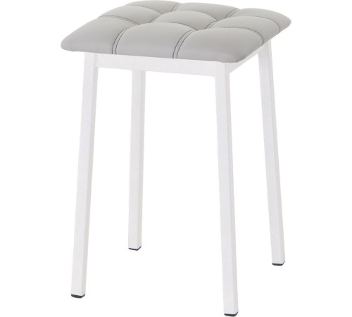 Табурет AMC Comfort 7К6.6 кожзам, серый/белый