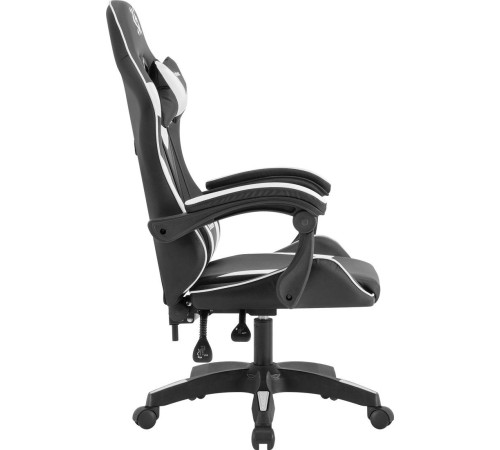 Игровое геймерское кресло Defender Urana черный/белый