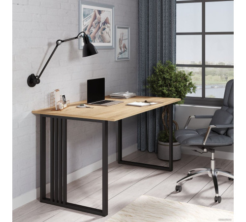 Стол Mio Tesoro Франко 100x60 дуб сонома/черный