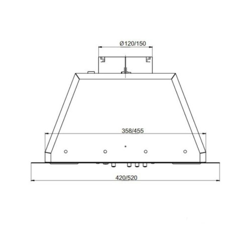 Кухонная вытяжка Elikor Box 52П-700 213858 черный