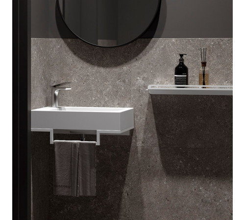 Умывальник Belux Темпо-4 HR0900 белый, с каркасом, сифоном, донным клапаном