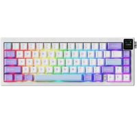 Клавиатура Ajazz AK650 белый/фиолетовый/голубой, Ajazz Dream Weaving