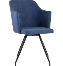 Стул с подлокотниками Stool Group Слинг вращающийся синий