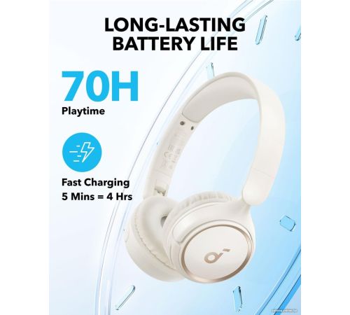 Наушники Anker Soundcore H30i белый