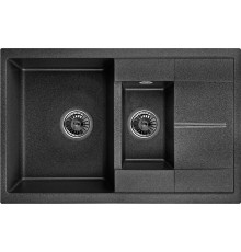 Кухонная мойка Granula 7802 шварц
