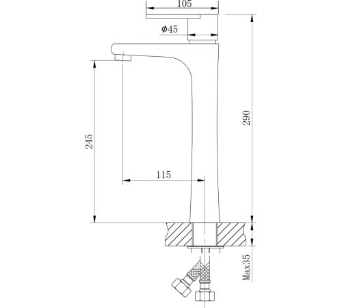 Смеситель Ekko E11802