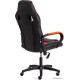 Игровое геймерское кресло TetChair Driver иск.кожа/ткань, черный/оранжевый