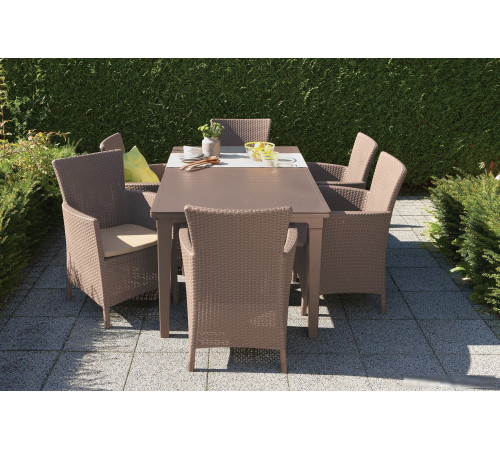 Кресло Allibert Iowa 17197853 капучино