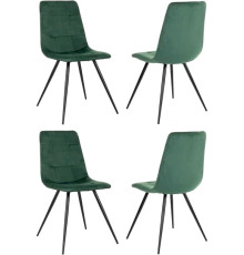 Стул Бюрократ CH-K1 4 шт зеленый Holland 30/черный