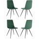 Стул Бюрократ CH-K1 4 шт зеленый Holland 30/черный