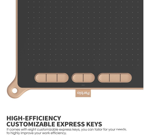 Графический планшет Parblo Ninos M розовый