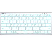 Клавиатура A4Tech Fstyler FX61 серебристый/белый