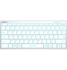 Клавиатура A4Tech Fstyler FX61 серебристый/белый