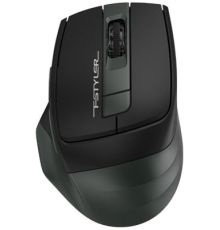 Мышь A4Tech Fstyler FB35 черный/зелёный