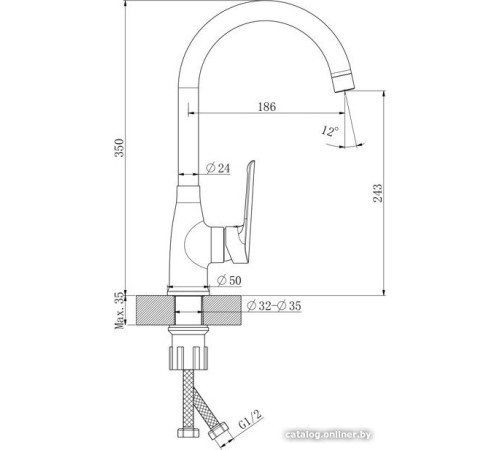 Смеситель Esko LG519B