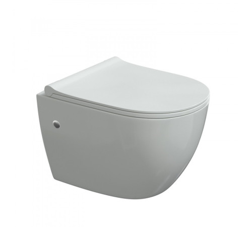 Унитаз подвесной Berges Wasserhaus Atom Line 410 042447 с кнопкой