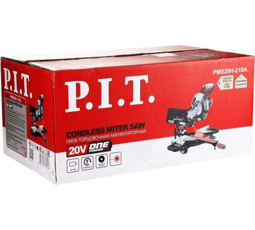 Торцовочная пила P.I.T. PMS20H-210A без АКБ