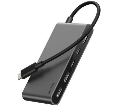 Док-станция Belkin AVC022hqSGY серый