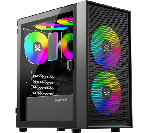 Корпус XASTRA A305M 3ARGB черный