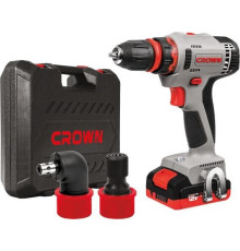 Дрель-шуруповерт Crown CT21081HQ-2 BMC с 2-мя АКБ, кейс