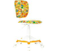 Компьютерное кресло Бюрократ CH-W204/F пластик белый/оранжевый бэнг