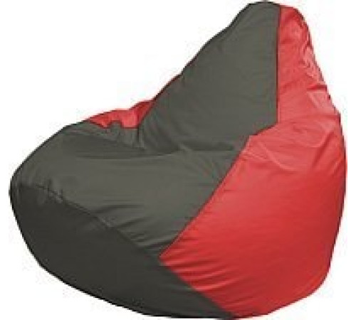 Кресло-мешок Flagman Груша Медиум Г1.1-362 темно-серый/красный