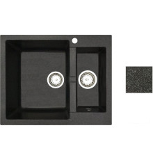 Кухонная мойка БелЭворс Duet L черный, без сифона