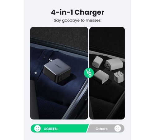 Сетевое зарядное Ugreen CD226 40747