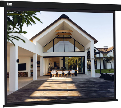 Проекционный экран CACTUS Wallscreen 128x170 CS-PSW-128X170-BK
