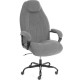Офисное кресло TetChair Boss metalBL велюр, серый, 29