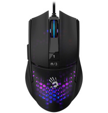 Игровая мышь A4Tech Bloody L65 Max черный/фиолетовый