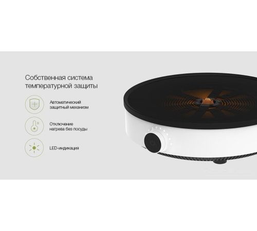 Настольная плита Xiaomi Induction Cooker Lite DCL002CM-1 евровилка