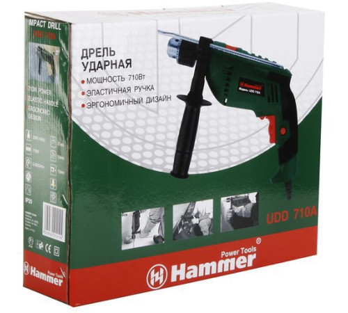 Ударная дрель  Hammer UDD710A