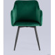 Стул с подлокотниками Stool Group Ника велюр, зеленый