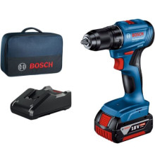 Дрель-шуруповерт Bosch GSR 185-LI Professional 06019K3005 с 1-им АКБ, сумка