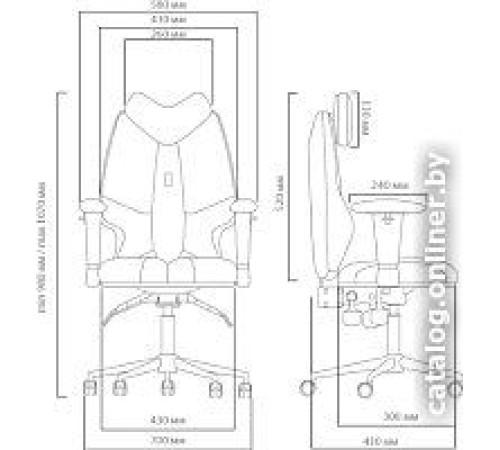 Офисное кресло Kulik System Fly азур оранжевый
