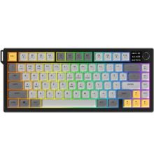 Клавиатура Ajazz AF82 черный/серый/желтый