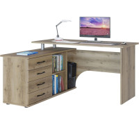 Стол Сокол КСТ-109 левый дуб делано