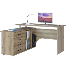 Стол Сокол КСТ-109 левый дуб делано