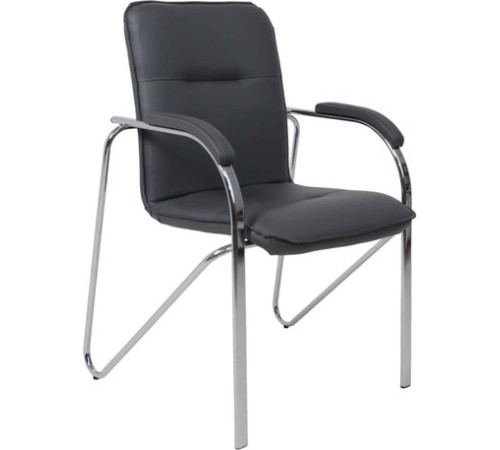 Офисный стул AksHome Samba Aks-1 Pegasso темно-серый/подлокотники мягкие