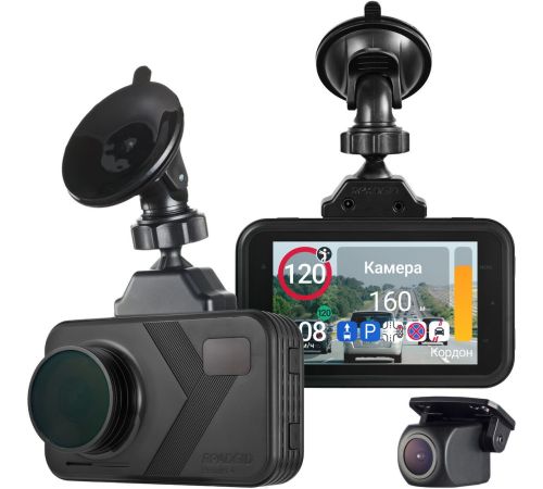 Видеорегистратор-радар детектор-GPS информатор 3в1 Roadgid Premier 4 2CH set 2