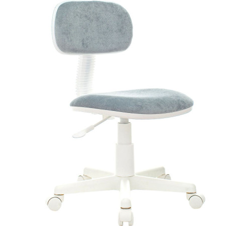 Офисное кресло Бюрократ CH-W201NX серо-голубой Light-28/пластик белый