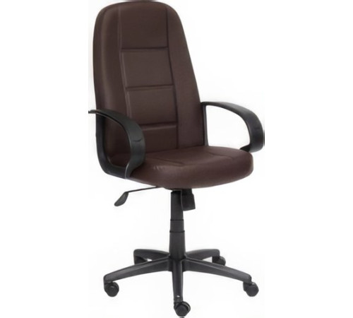 Офисное кресло TetChair СН747 иск. кожа, коричневый