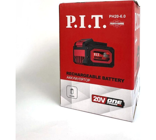 Аккумулятор P.I.T. PH20-6.0 20В/6 Ач