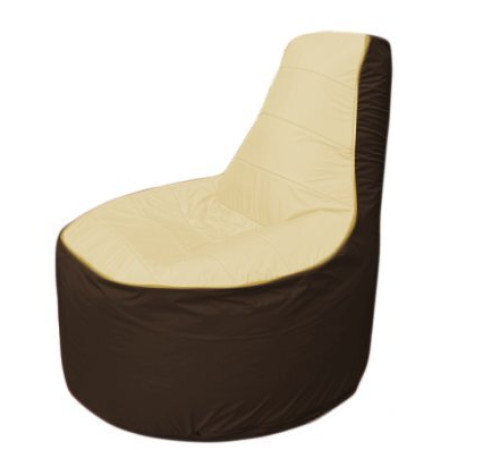 Кресло-мешок Flagman Трон Т1.1-2019 бежевый/коричневый
