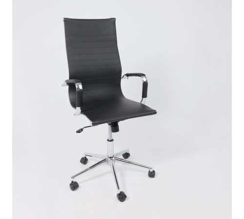 Офисное кресло AksHome Evelin экокожа, черный