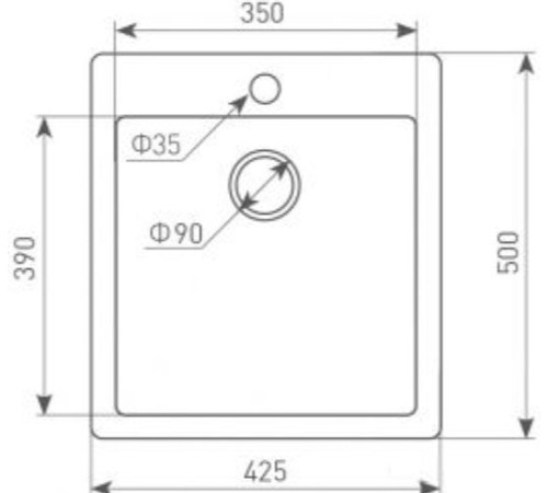 Кухонная мойка Zigmund & Shtain Platz 425 топленое молоко