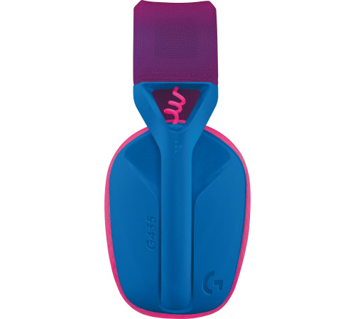 Наушники Logitech G435 Lightspeed синий/малиновый