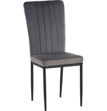 Стул Mio Tesoro Луи DC-060A G062-40 темно-серый/черный